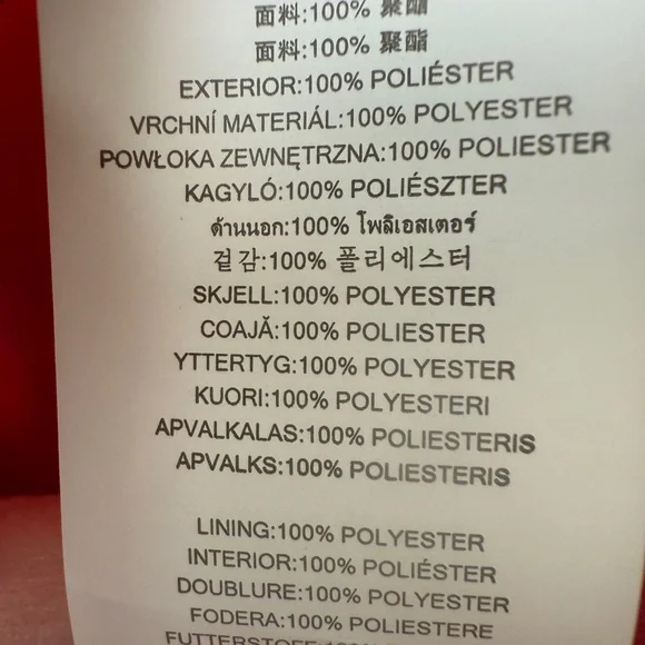 Michael Kors Red Ruffle Down Jacket EUC Size Small Pockets Holiday Christmas - Picture 12 of 16